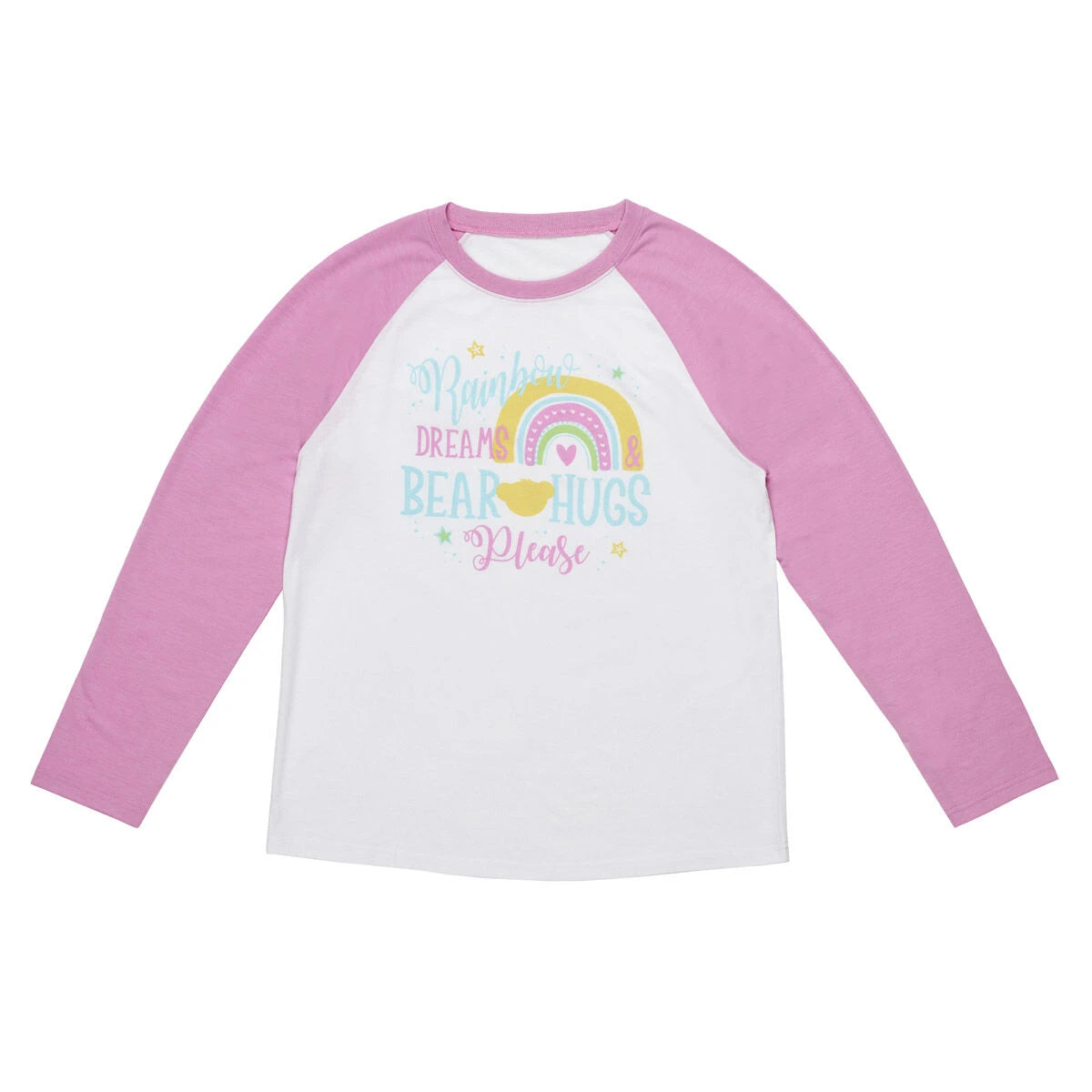 Build-A-Bear Pajama Shop™ Rainbow Dreams &amp; Bear Hugs Please PJ Top - Adult - US 4617