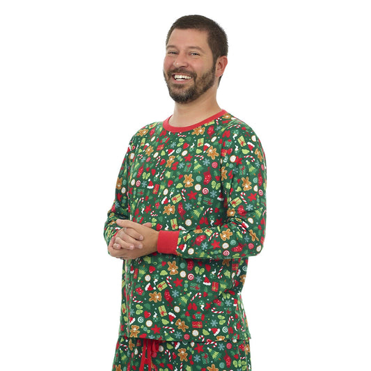 Build-A-Bear Pajama Shop™ Holiday Print Top - Adult - US 7829
