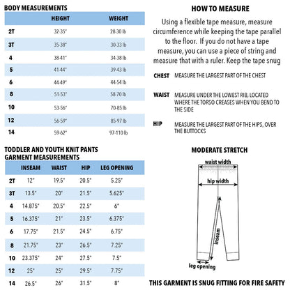 Build-A-Bear Pajama Shop™ Winter Fair Isle Pants - Toddler &amp; Youth - US 6208