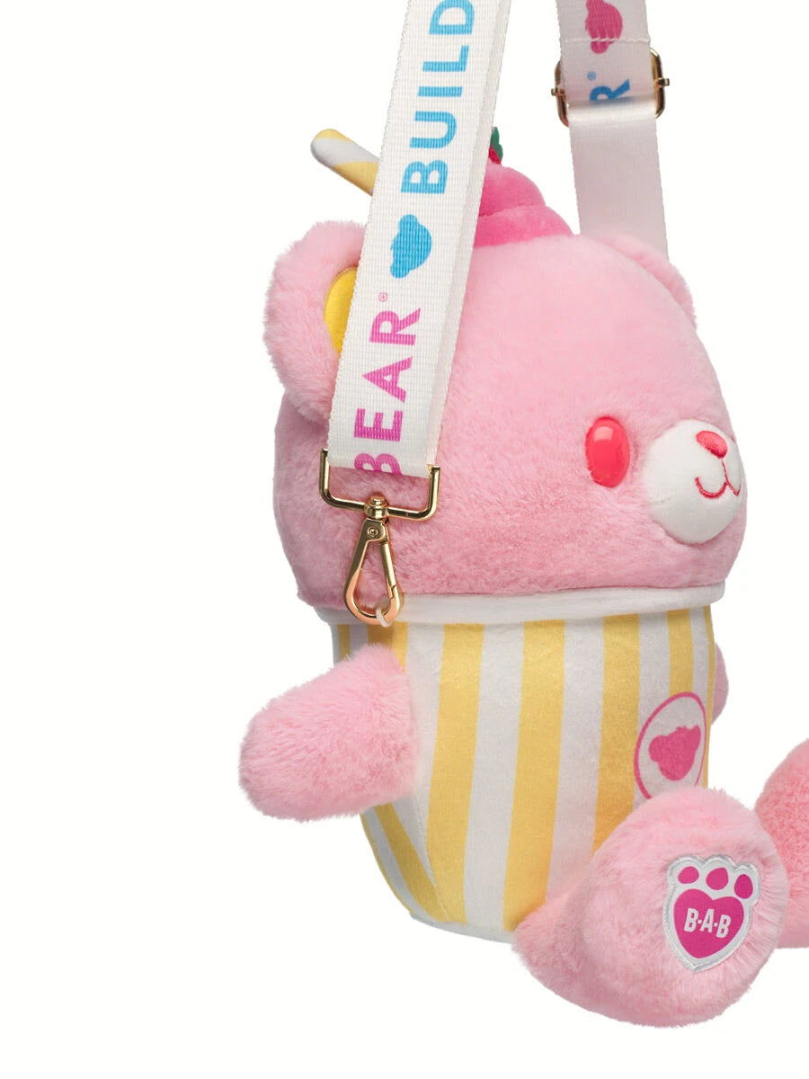 Strawberry Lemonade Bear Slushie Plushie | Build-A-Bear - US 3297