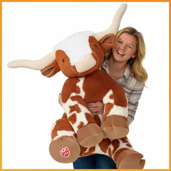 Giant Longhorn Cow Stuffed Animal | Build-A-Bear® - US 8029