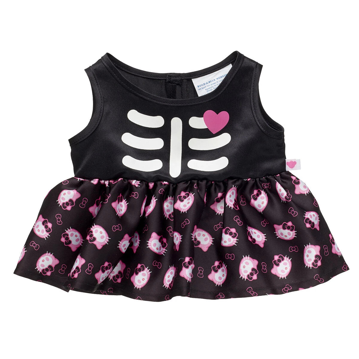 Sanrio® Skeleton Hello Kitty® Dress for Plush Toys | Build-A-Bear® - US 0805