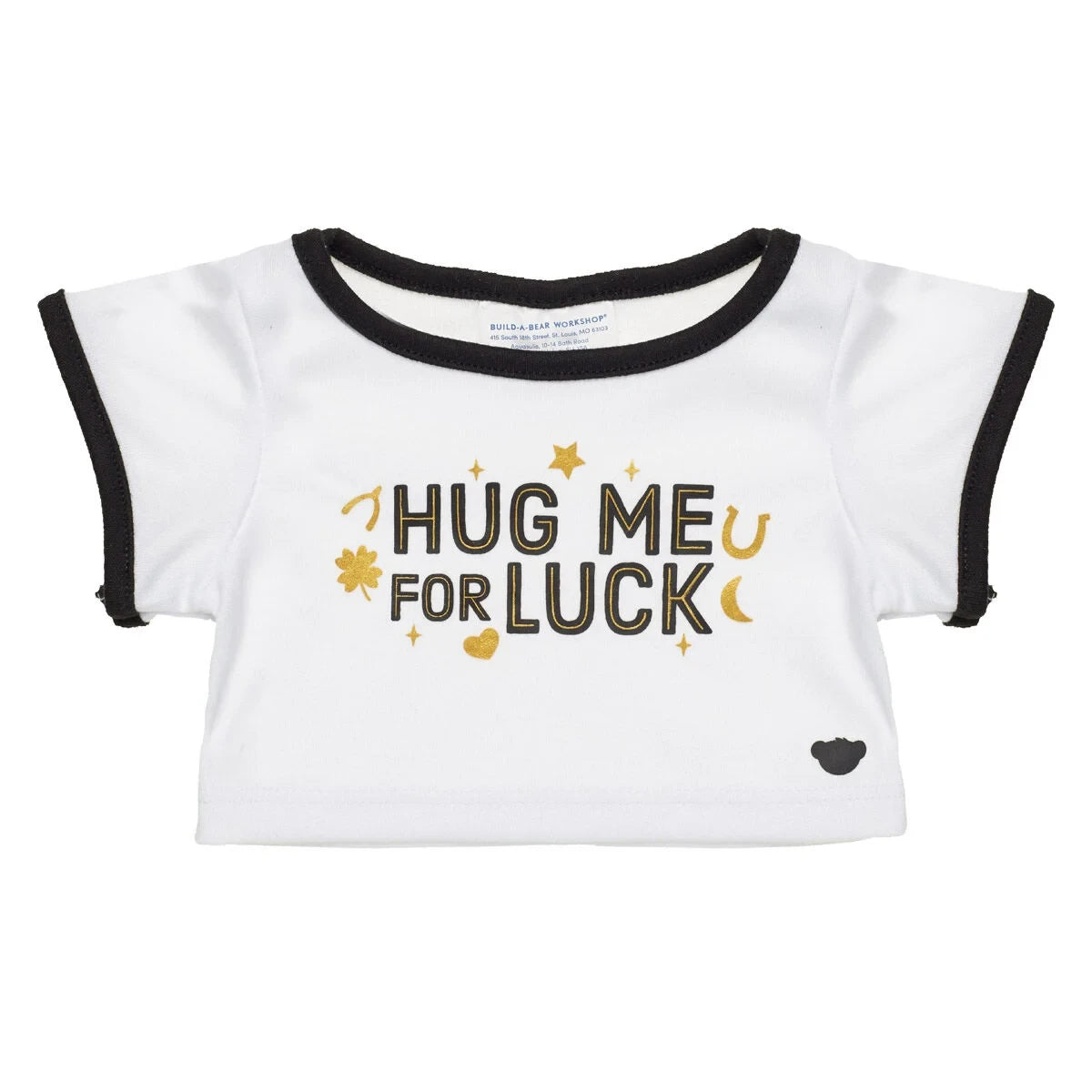 "Hug Me for Luck" T-Shirt for Plush Toys | Build-A-Bear® - US 9332