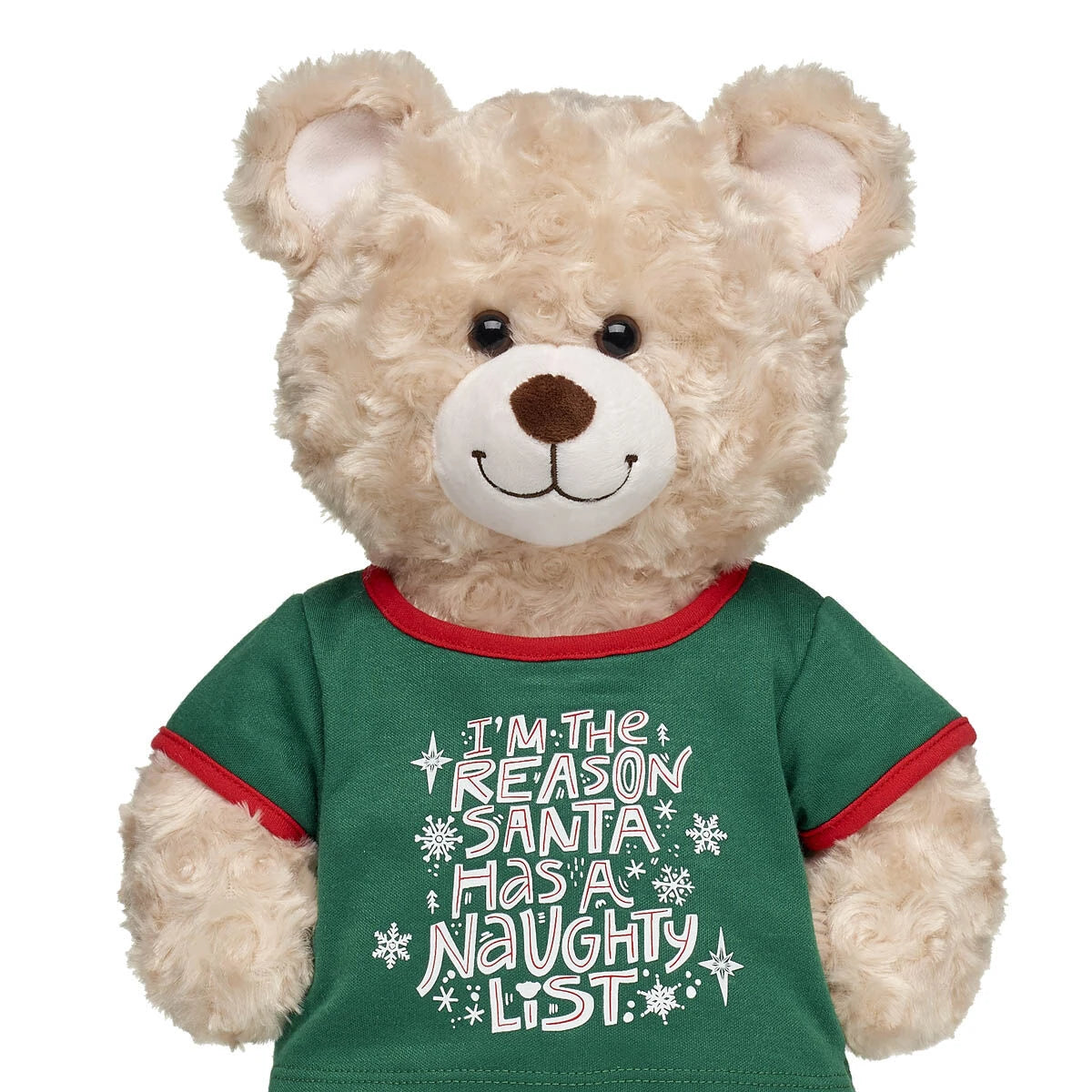"Glisten and the Merry Mission" Naughty List T-Shirt | Build-A-Bear® - US 3202
