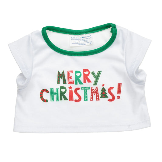 Merry Christmas T-Shirt for Stuffed Animals | Build-A-Bear® - US 1185
