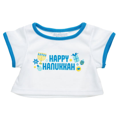 Happy Hanukkah T-Shirt for Stuffed Animals | Build-A-Bear® - US 0500